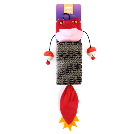 Feline First Daring Dragon Scratch Cat Toy