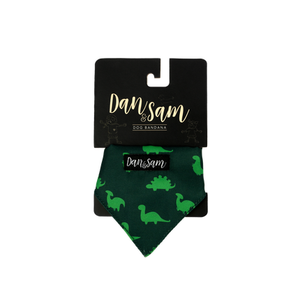 Dan & Sam - Dog Bandana (Dinosaur Land)