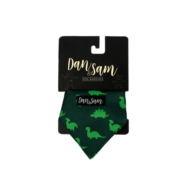 Dan & Sam - Dog Bandana (Dinosaur Land)