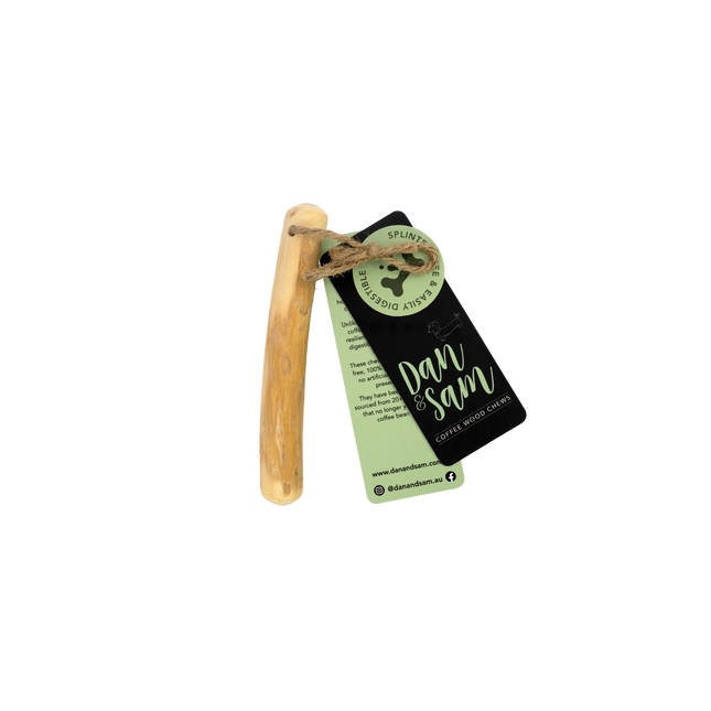 Dan & Sam - Natural Coffee Wood Chew (X-Small)