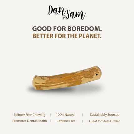 Dan & Sam - Natural Coffee Wood Chew (Medium)