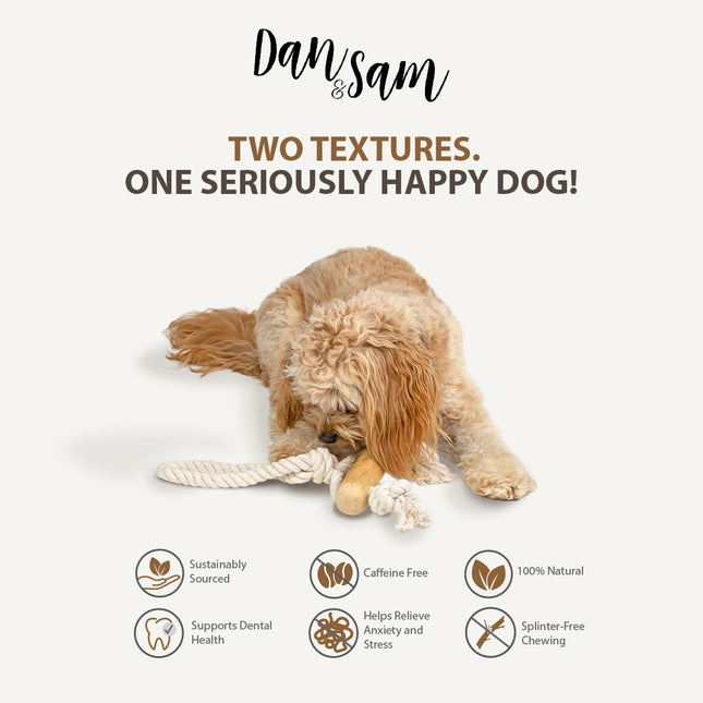 Dan & Sam - Trapeze Coffee Wood Rope Toy