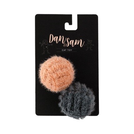 Dan & Sam Blush and Grey Plush Balls