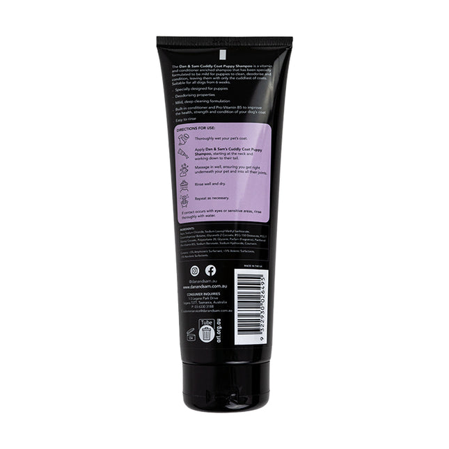 Dan & Sam Cuddly Coat Puppy Shampoo 250ml