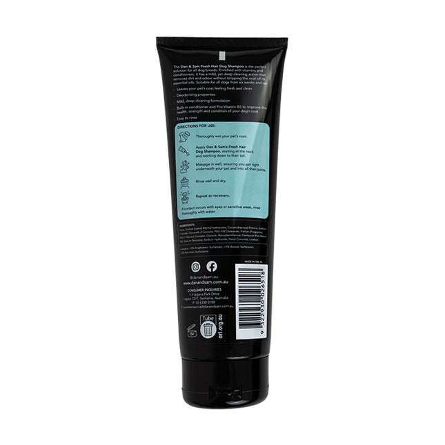 Dan & Sam Fresh Hair Dog Shampoo 250ml