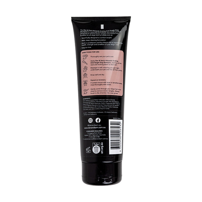 Dan & Sam Hairytale Ending Anti-Tangle Dog Shampoo 250ml