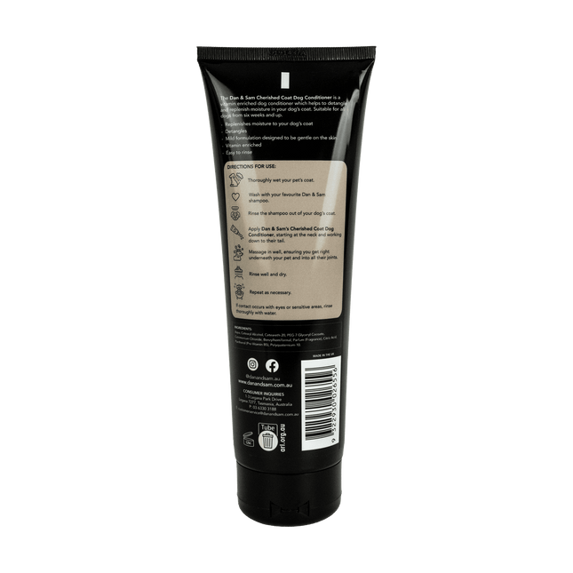 Dan & Sam Cherished Coat Dog Conditioner 250ml