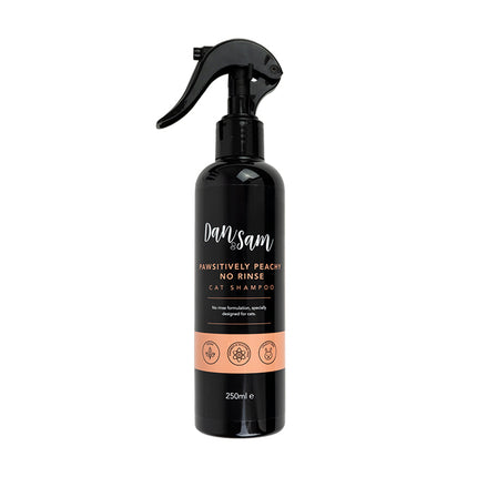 Dan & Sam Pawsitively Peachy No Rinse Cat Shampoo Spray 250ml