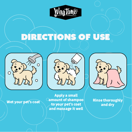 WagTime Baby Powder Puppy Shampoo 250ml