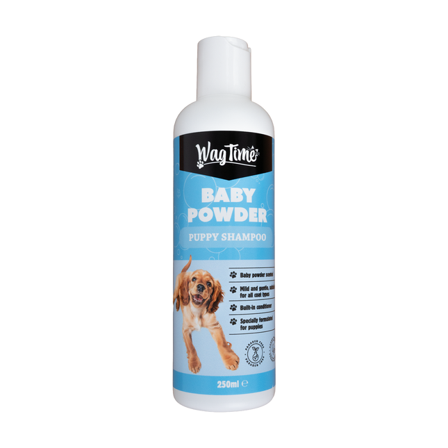 WagTime Baby Powder Puppy Shampoo 250ml