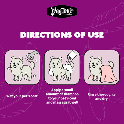 WagTime Sensitive Dog Shampoo 250ml
