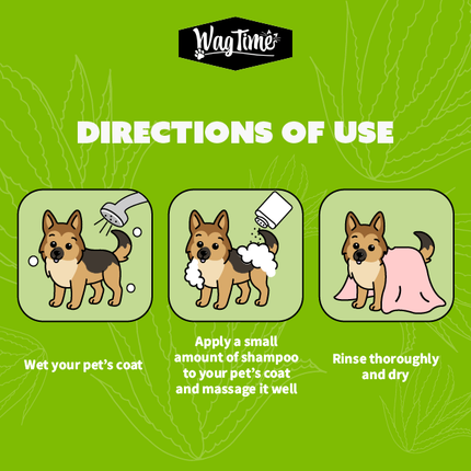 WagTime Aloe Vera Dog Shampoo 250ml