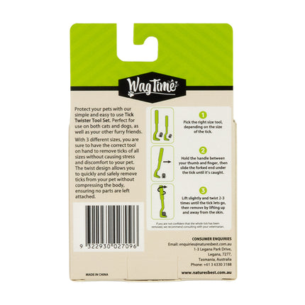 WagTime Tick Twister 3pk