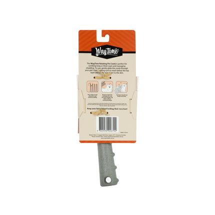 WagTime Recycled Rotating Wide Tooth Pin Comb
