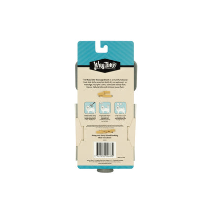 WagTime Recycled Massage Brush - Large
