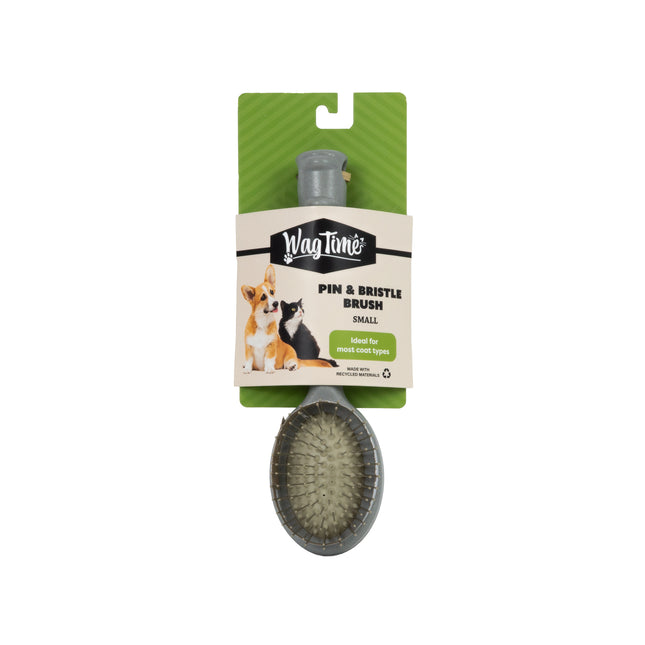 WagTime Recycled Pin & Bristle Brush - Small