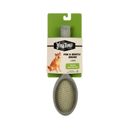 WagTime Recycled Pin & Bristle Brush - Large