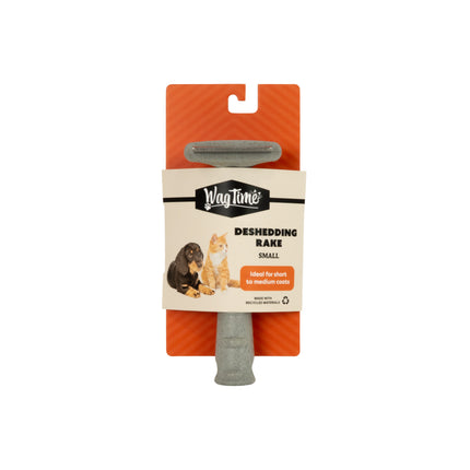 WagTime Recycled Deshedding Rake - Small