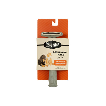 WagTime Recycled Deshedding Rake - Small