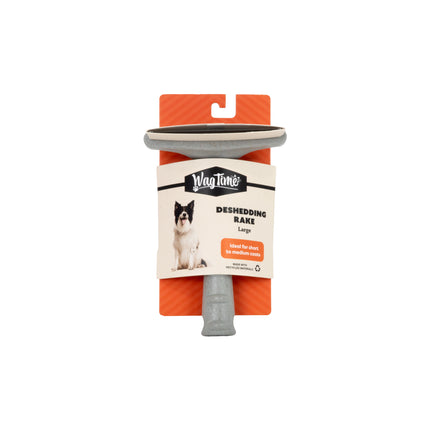 WagTime Recycled Deshedding Rake - Large