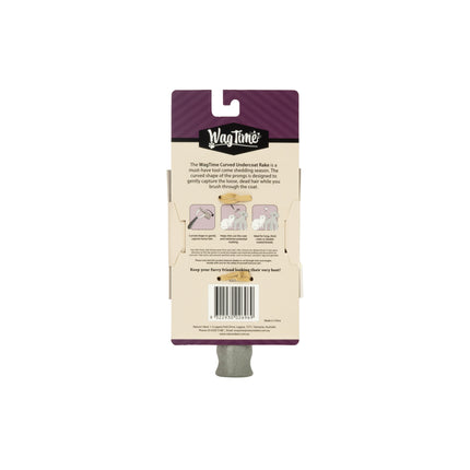 WagTime Recycled Curved Undercoat Rake