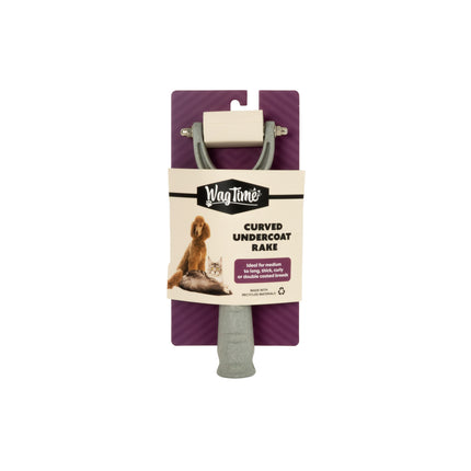 WagTime Recycled Curved Undercoat Rake