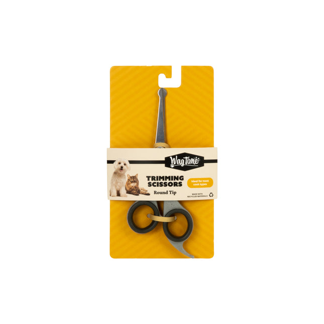 WagTime Recycled Round Tip Trimming Scissors