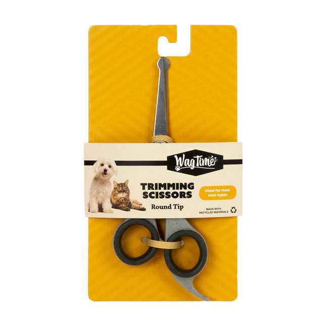 WagTime Recycled Round Tip Trimming Scissors
