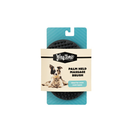 WagTime Palm Held Massage Brush