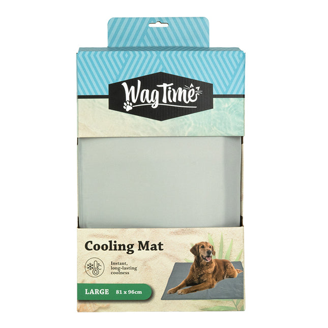 WagTime Pet Cooling Mat Large - Ice Grey