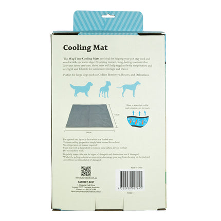 WagTime Pet Cooling Mat Large - Ice Grey