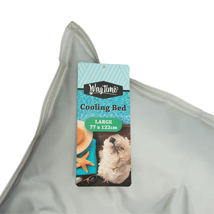 WagTime Cooling Bed Large - Ice Grey