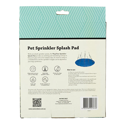 WagTime Pet Sprinkler Splash Pad 90cm