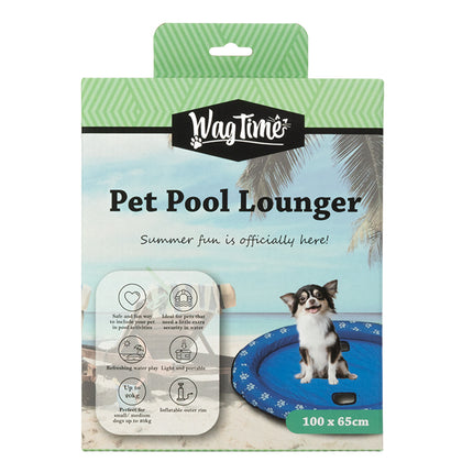 WagTime Pet Pool Lounger 100cm x 65cm