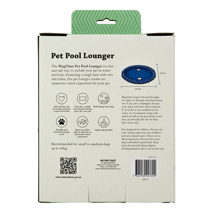 WagTime Pet Pool Lounger 100cm x 65cm