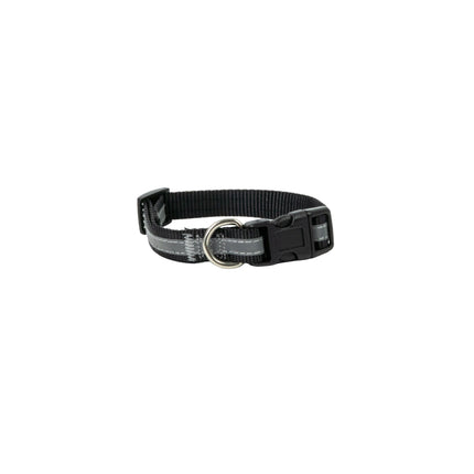 WagTime Reflective Dog Collar Black - Small