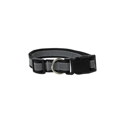 WagTime Reflective Dog Collar Black - Large