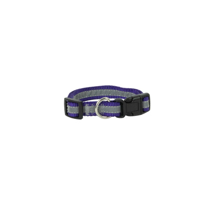 WagTime Reflective Dog Collar Purple - Small