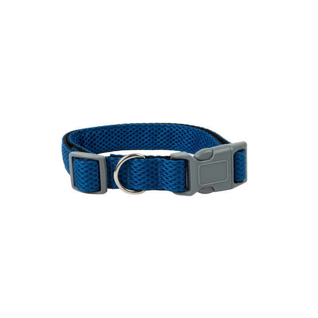 WagTime Mesh Dog Collar Blue - Large