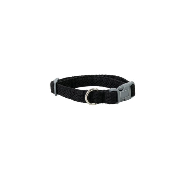WagTime Mesh Dog Collar Black - Small