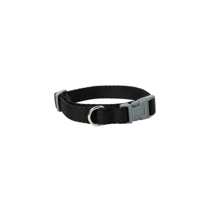 WagTime Mesh Dog Collar Black - Medium