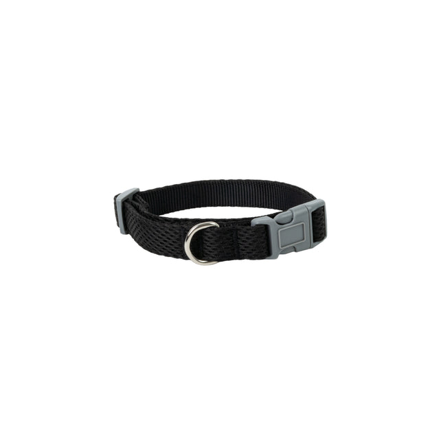 WagTime Mesh Dog Collar Black - Medium