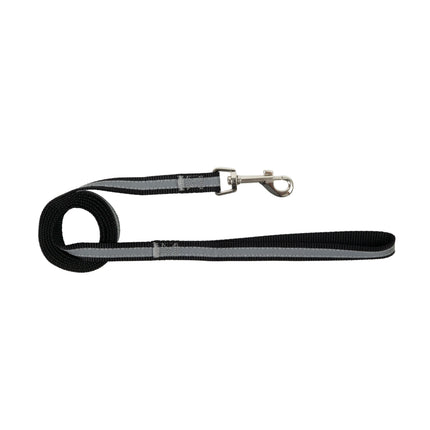 WagTime Reflective Dog Lead Black - Small