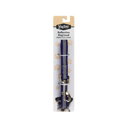 WagTime Reflective Dog Lead Purple - Small