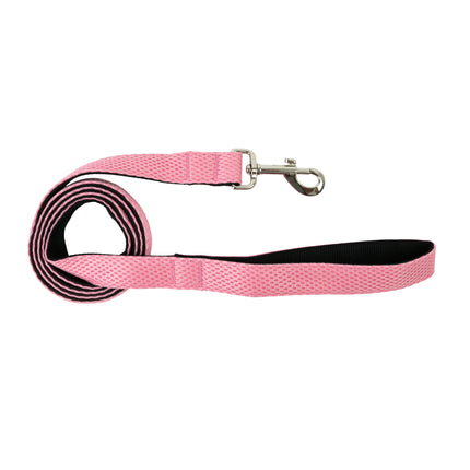 WagTime Mesh Dog Lead Pink - Large