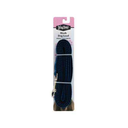 WagTime Mesh Dog Lead Blue - Small