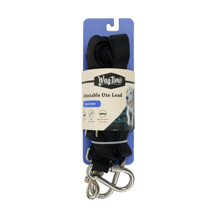 WagTime Dual Anchor Adjustable Ute Lead