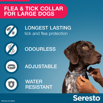 Seresto - Flea & Tick Collar for Dogs over 8kg