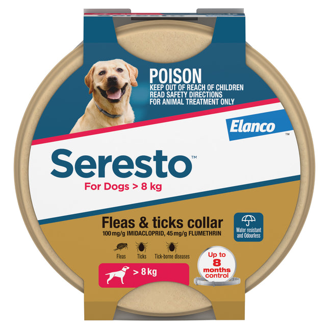 Seresto - Flea & Tick Collar for Dogs over 8kg