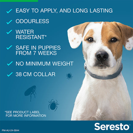 Seresto - Flea & Tick Collar (Puppies & Dogs up to 8kg)